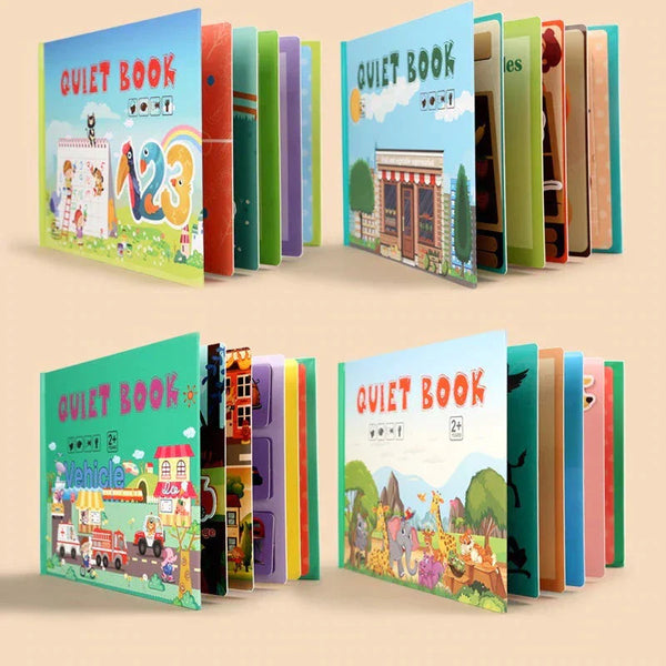 QuietBook - Montessori Durable Story Book